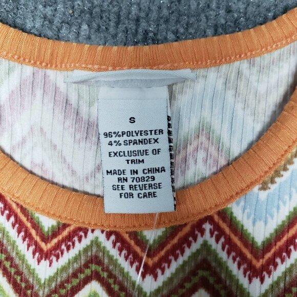 Rue21 Bodycon Cutout Dress Womens S Multicolor Chevron Stretch Short Sleeve New - Picture 10 of 11